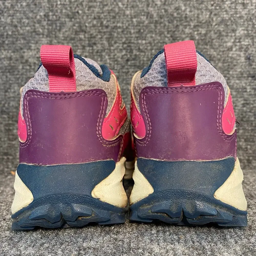 Merrell Moab Pink Purple Speed 2 Mid A/C Waterproof Hiking Boots Sneaker Kids 13